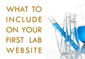 What Folks Want to See on Your Lab Website